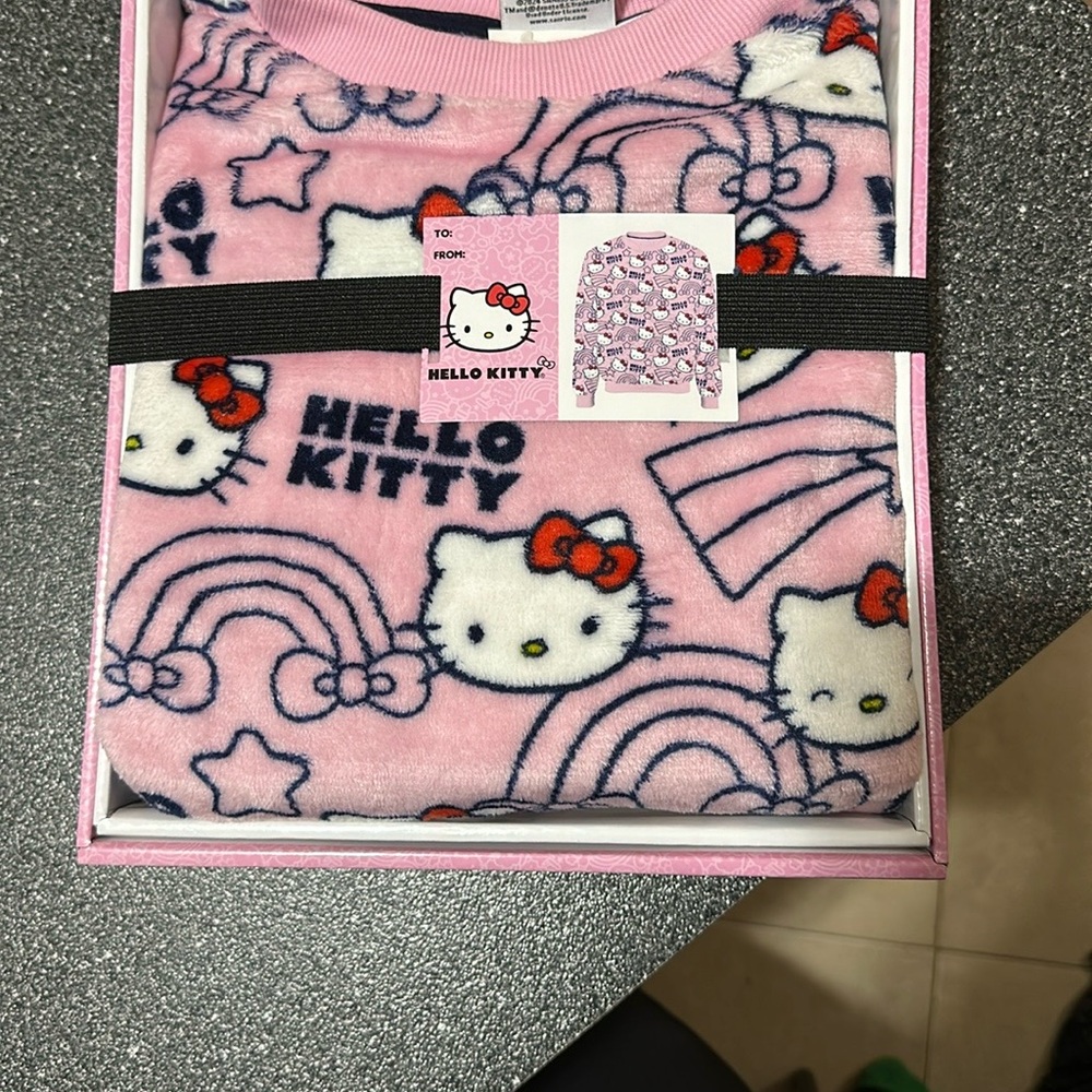 Hello Kitty Pink Fleece Sweater